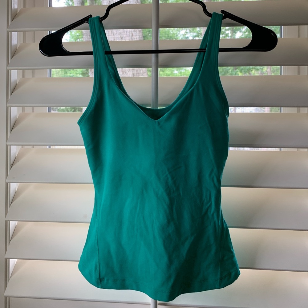 Teal Full Length Align Tank